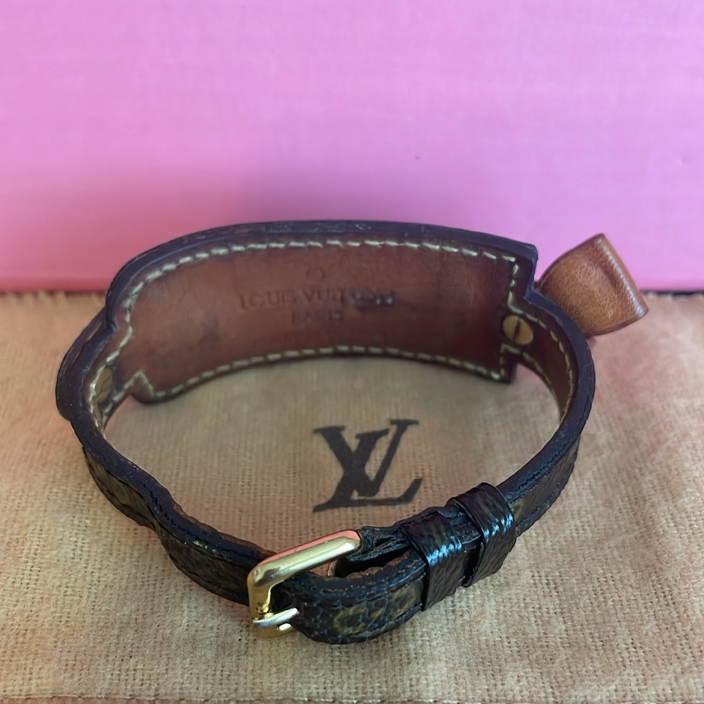 Louis Vuitton Monogram Canvas Bow Address ID Bracelet - Picture 2 of 15